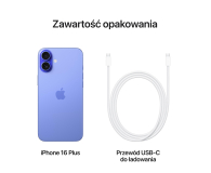 APPLE iPhone 16 Plus 128GB Ultramaryna - 1277925 - zdjęcie 9